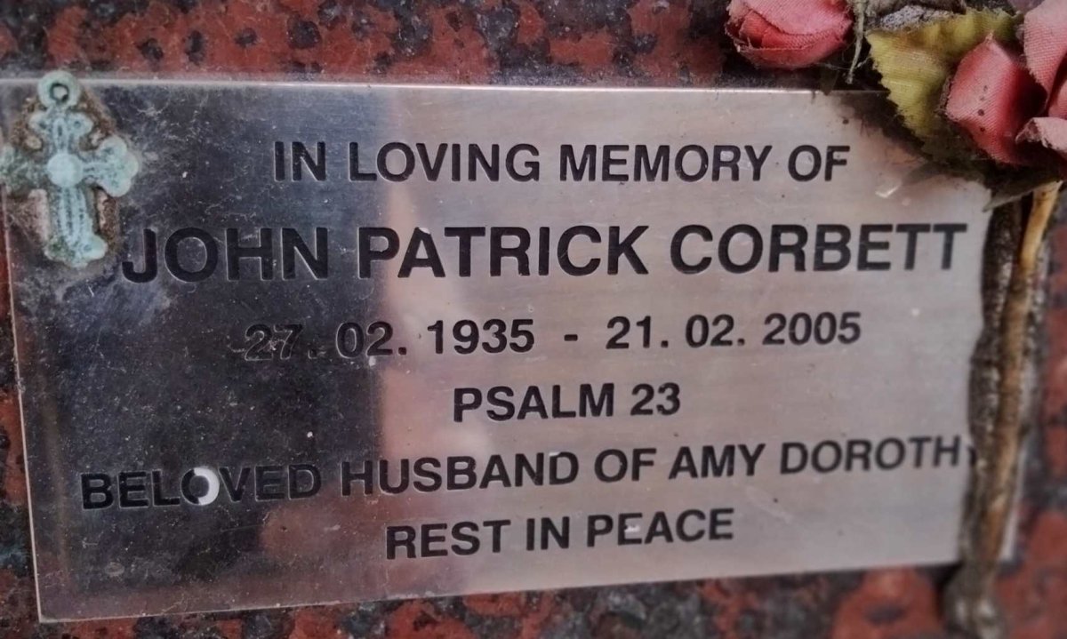 CORBETT John Patrick 1935-2005