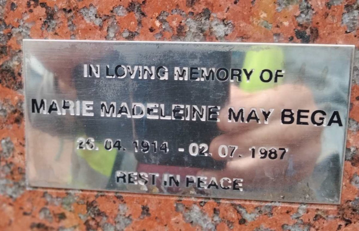 BEGA Marie Madeleine May 1914-1987