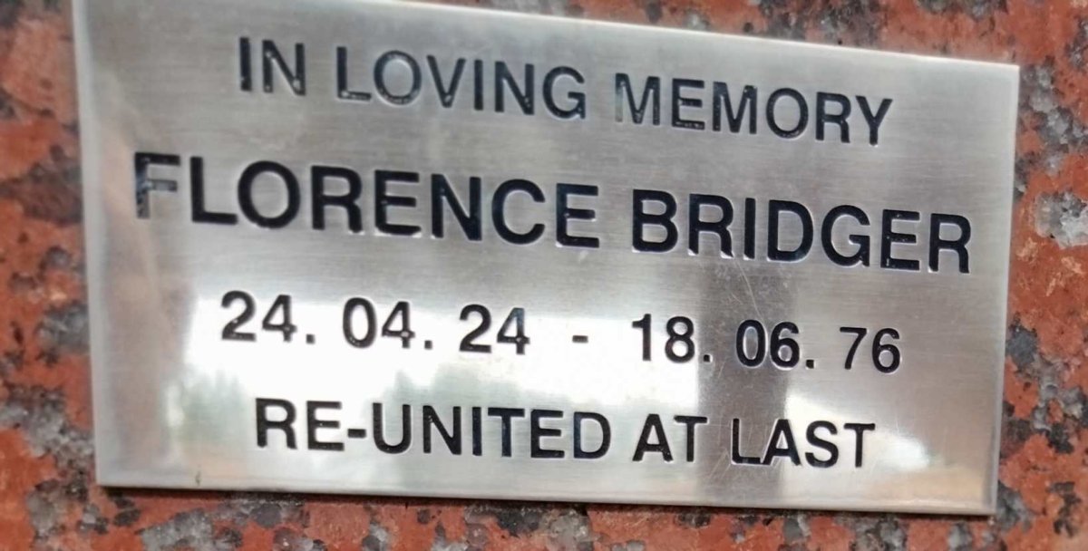 BRIDGER Florence 1924-1976