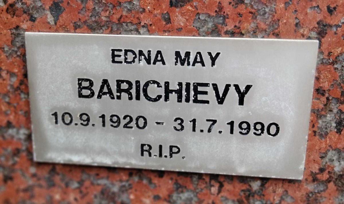 BARICHIEVY Edna May 1920-1990