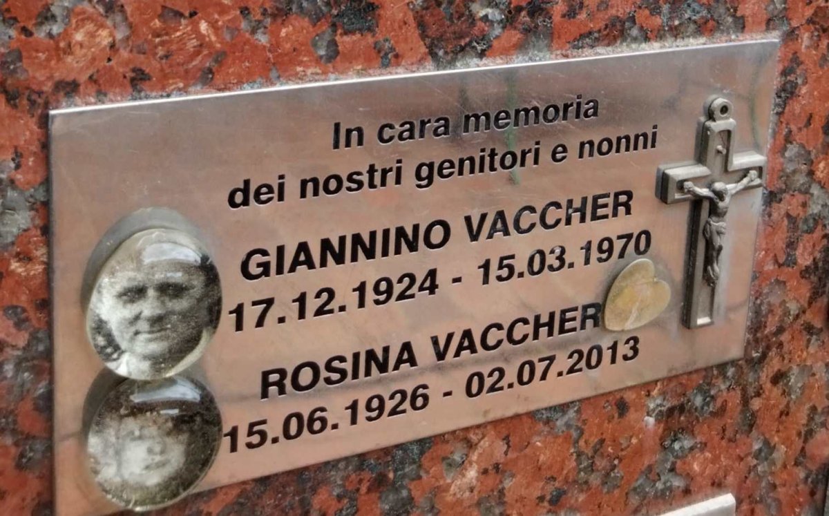 VACCHER Giannino 1924-1970 & Rosina 1926-2013
