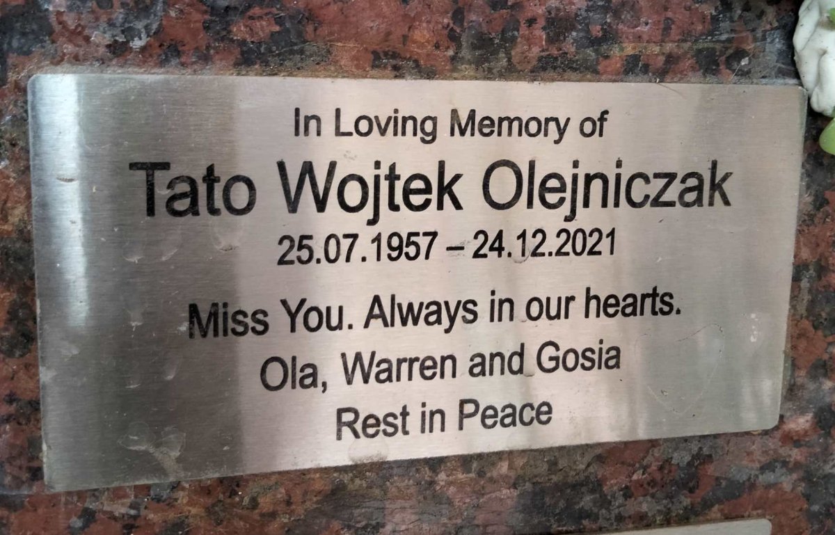 OLEJNICZAK Tato Wojtek 1957-2021