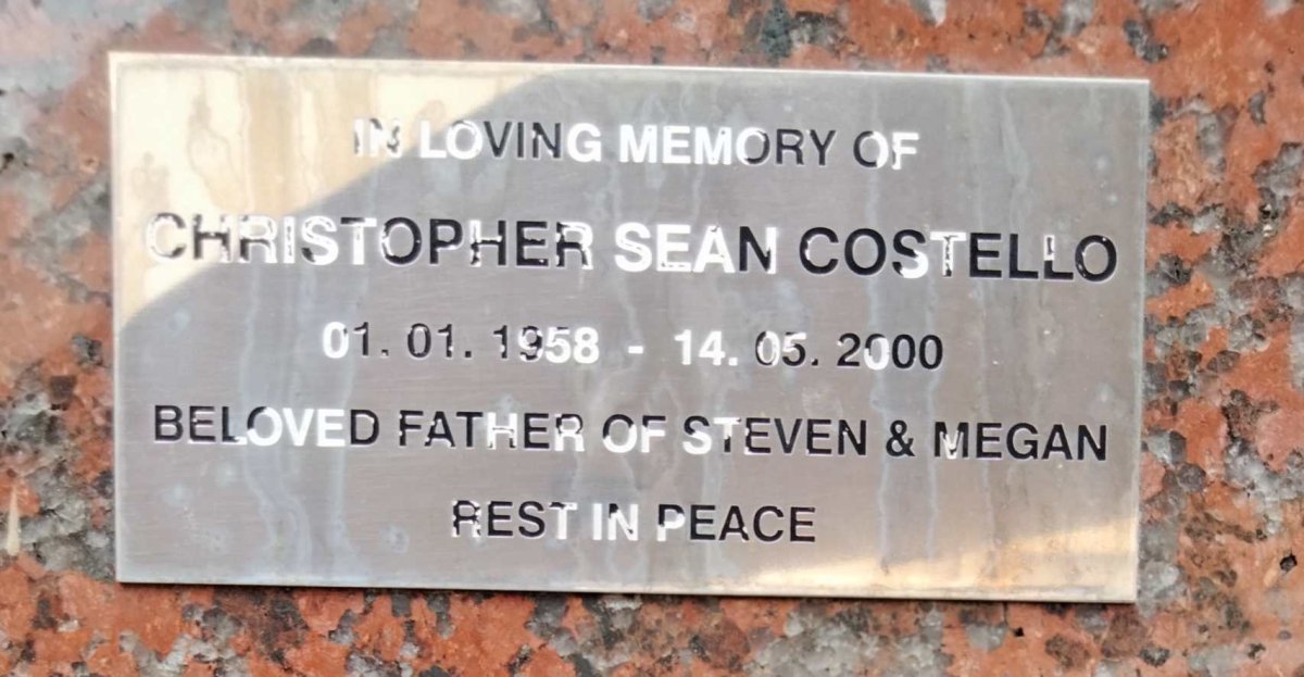 COSTELLO Christopher Sean 1958-2000