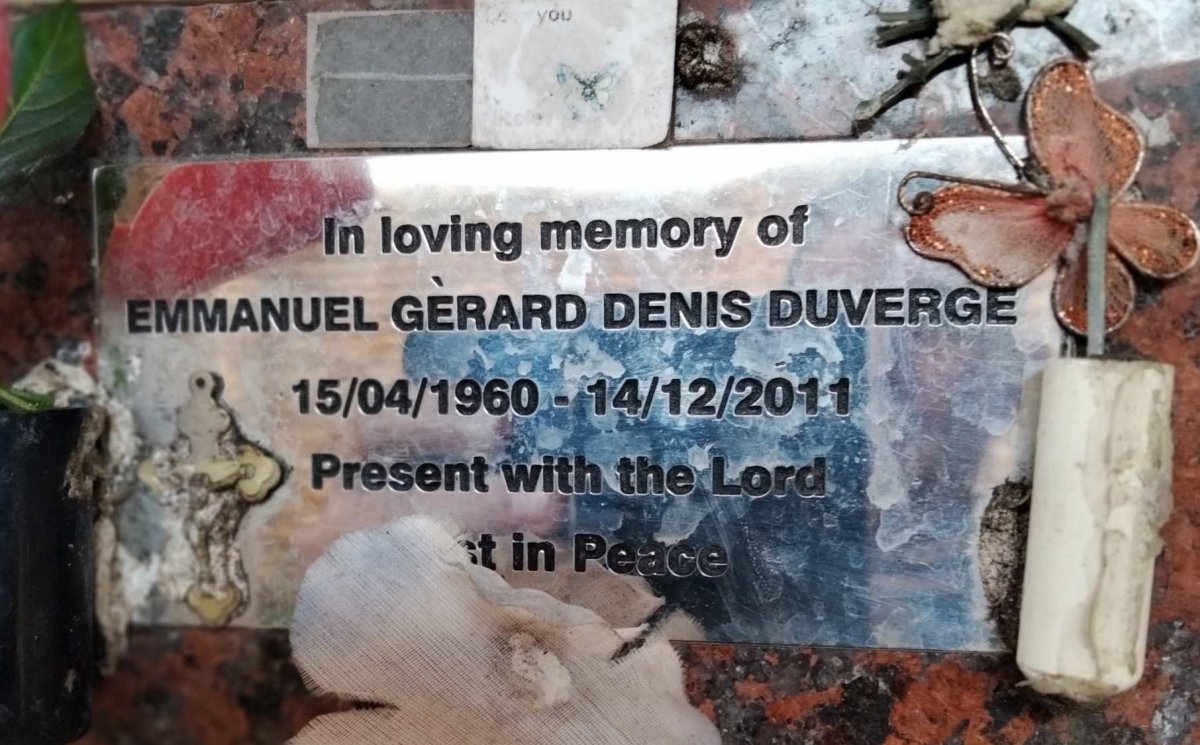 DUVERGE Emmanuel Gèrard Denis 1960-2011