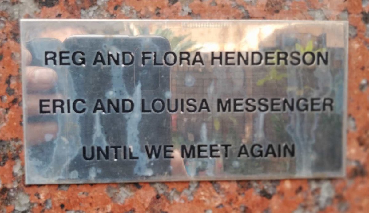 HENDERSON Reg & Flora :: MESSENGER Eric & Louisa