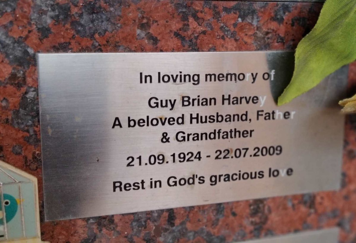 HARVEY Guy Brian 1924-2009