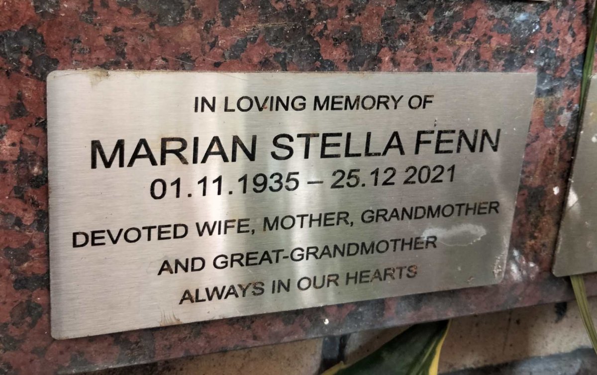 FENN Marian Stella 1935-2021