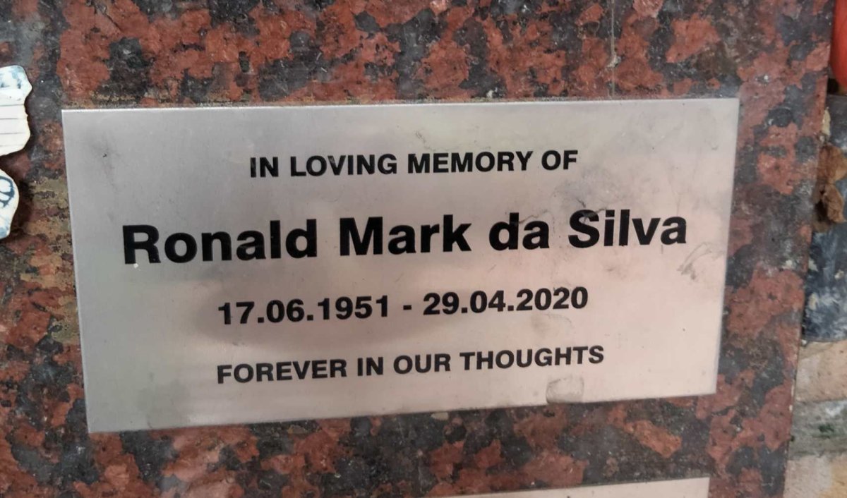 SILVA Ronald Mark, da 1951-2020
