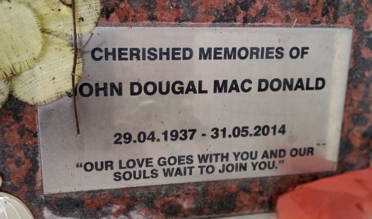 MACDONALD John Dougal 1937-2014