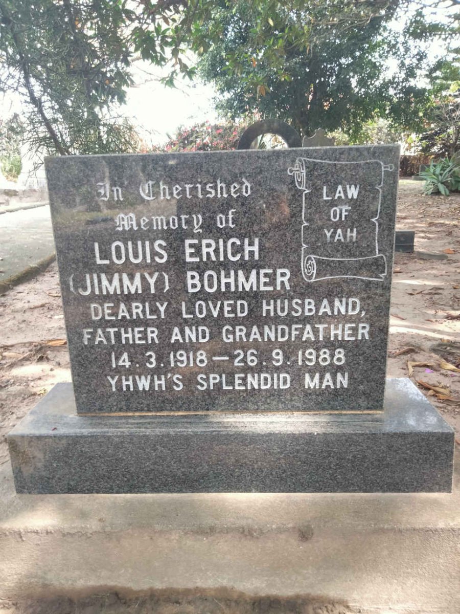 BOHMER Louis Erich 1918-1988