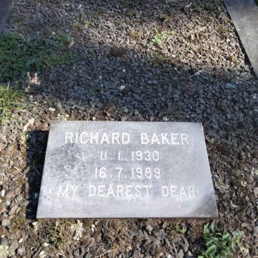 BAKER Richard 1930-1989