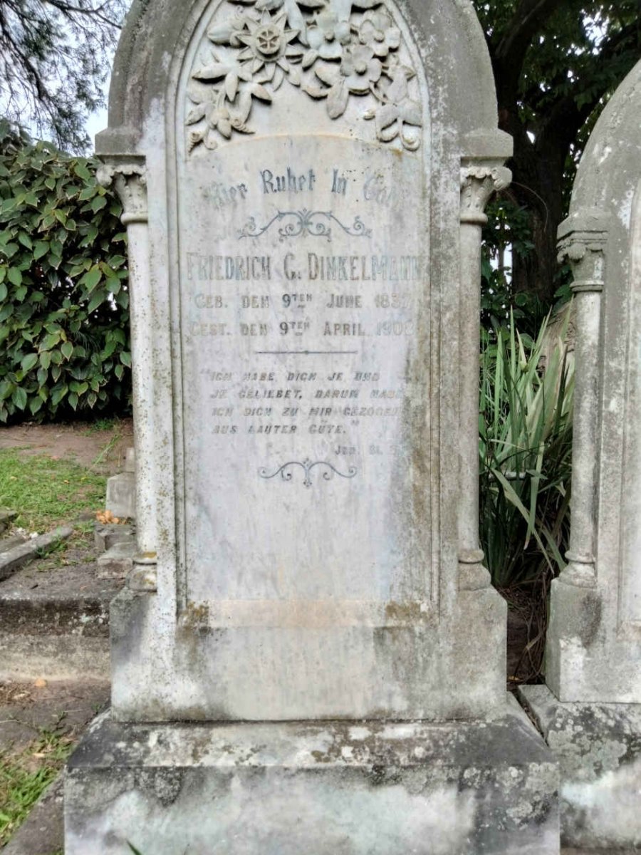 DINKELMANN Friedrich G. 1837-1908