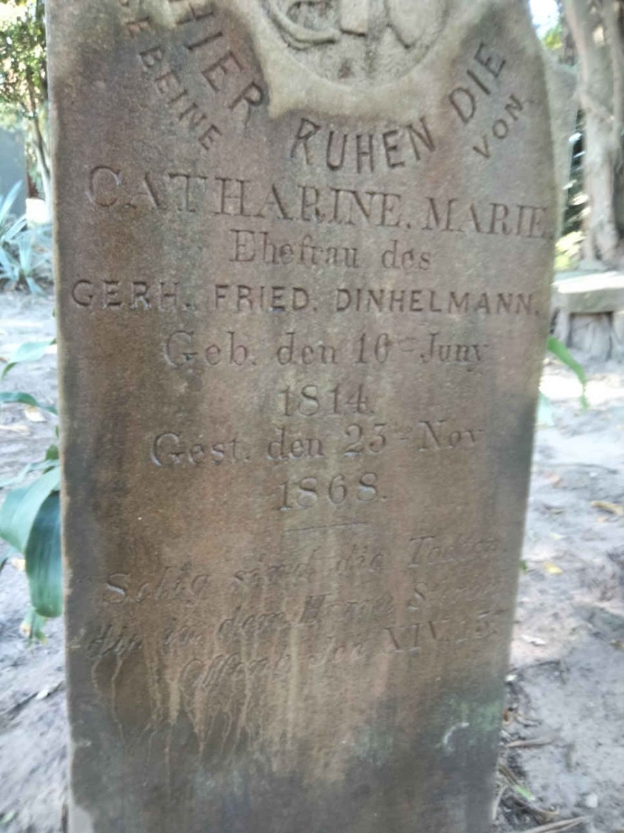 DINKELMANN Catharine Marie 1814-1868