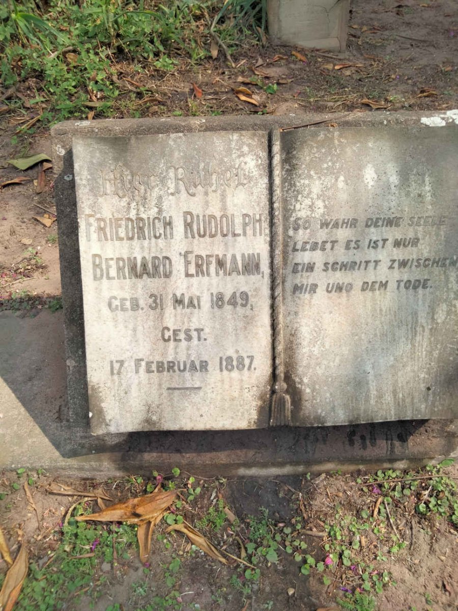 ERFMANN Friedrich Rudolph Bernard 1849-1887