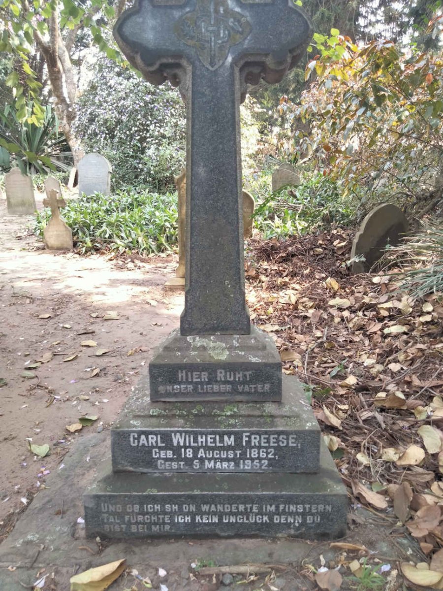 FREESE Carl Wilhelm 1862-1952