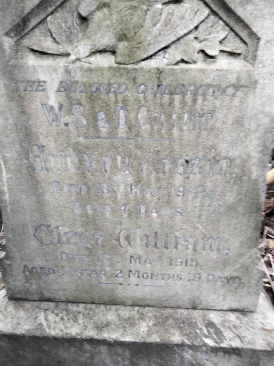 GILLITT Arthur Jessie 1912-1912 :: GILLITT Clive William -1915
