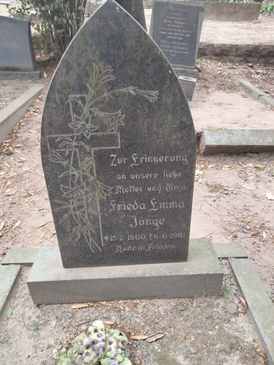 JUNGE Frieda Emma 1900-1981