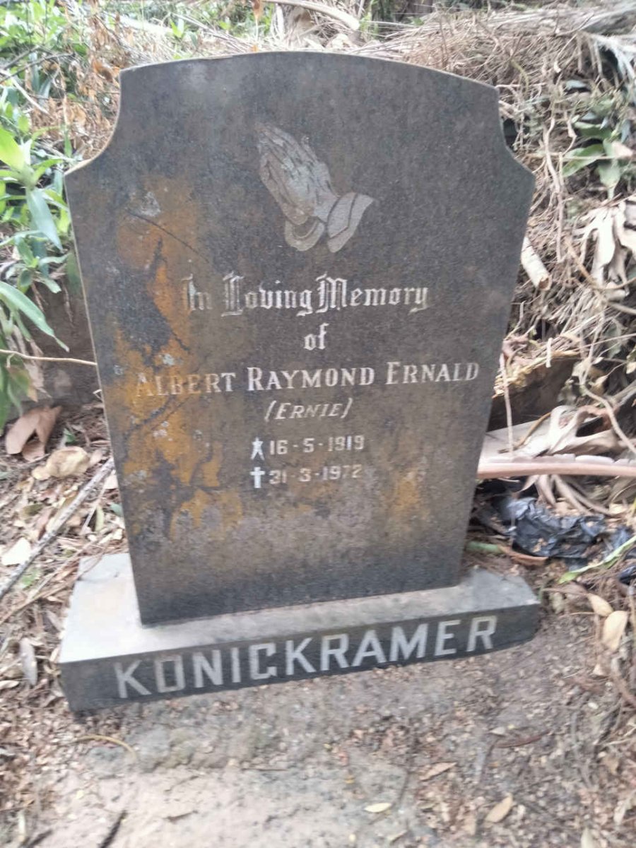 KONIGKRAMER Albert Raymond Ernald 1919-1972