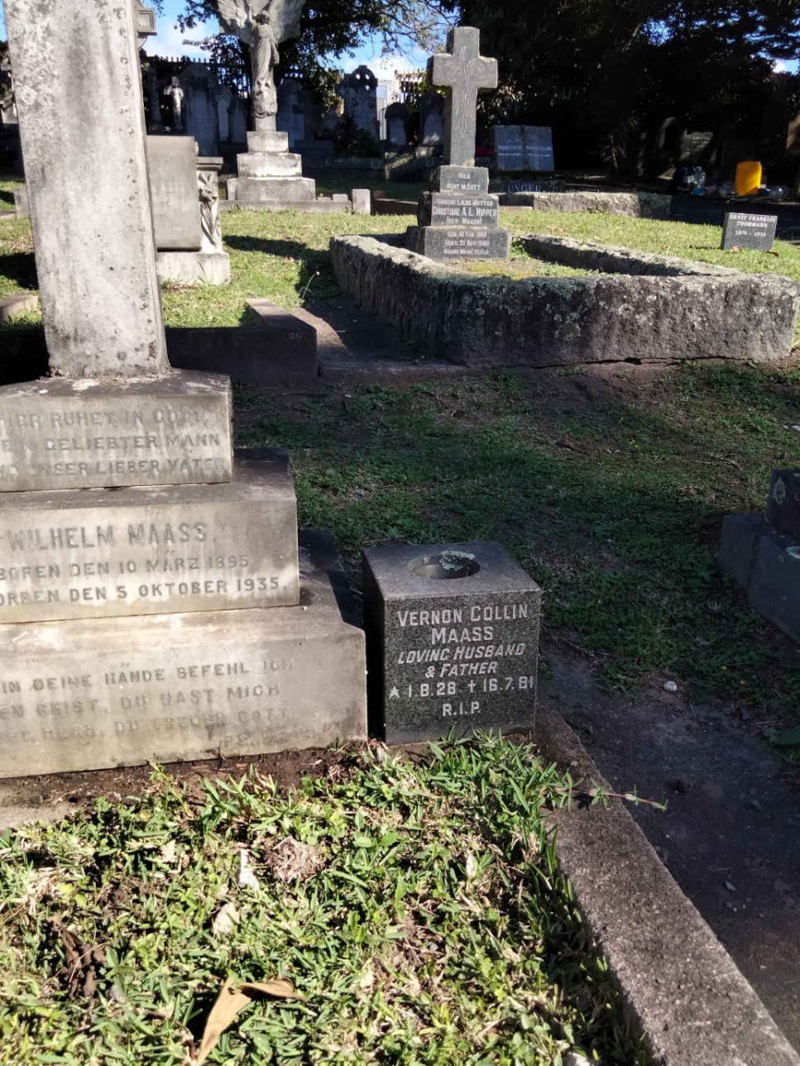 MAASS Wilhelm 1895-1935 :: MAASS Vernon Collin 1928-2001