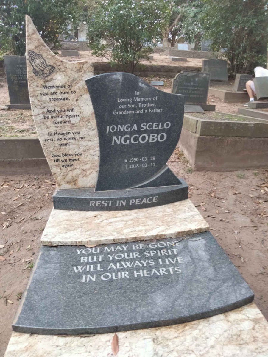 NGCOBO Jonga Scelo 1990-2018
