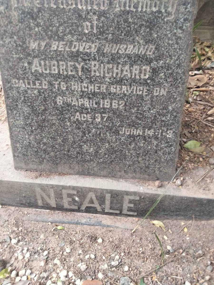 NEALE Aubrey Richard -1962