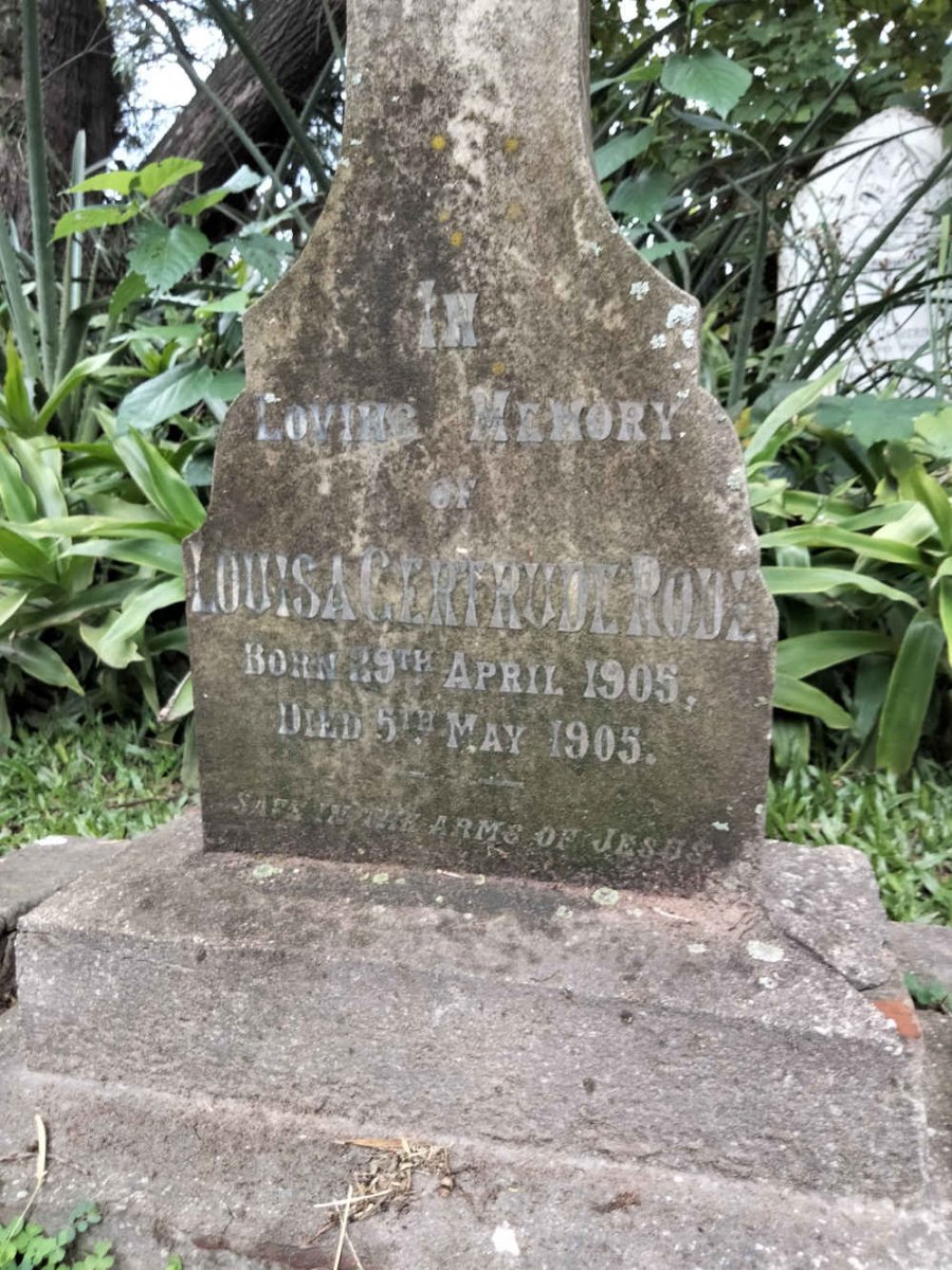 RODE Louisa Gertrude 1905-1905