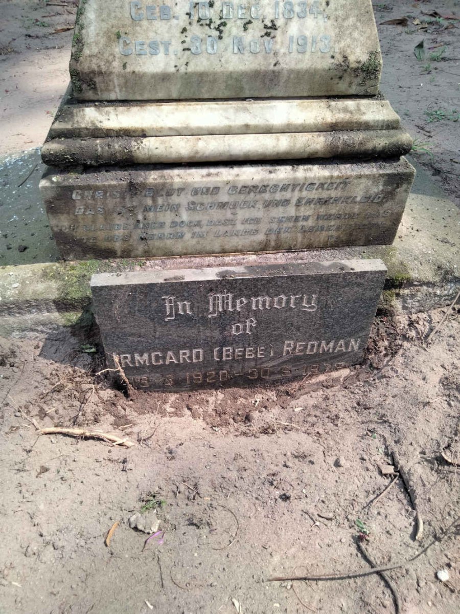 REDMAN Irmgard 1920-197?