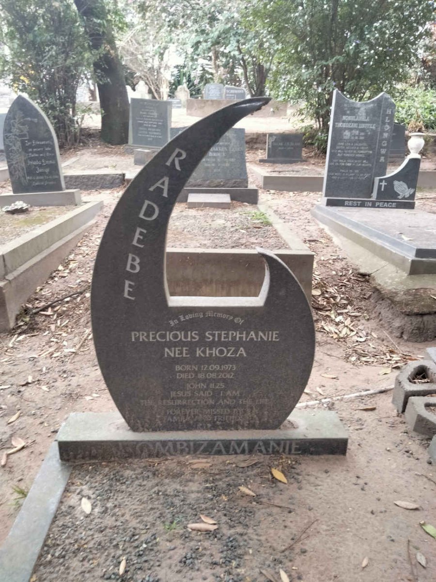 RADEBE Precious Stephina nee KHOZA 1973-201?