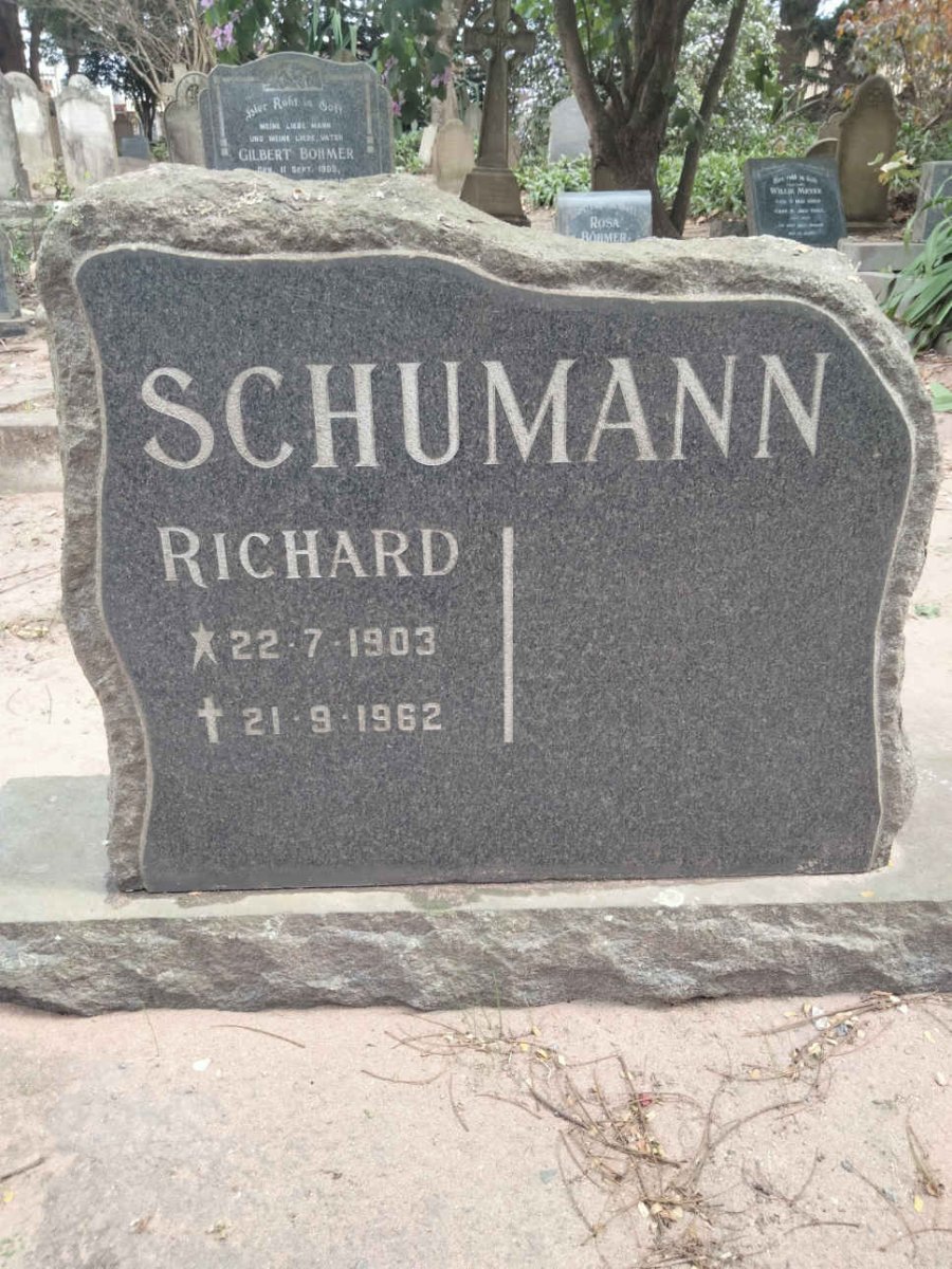 SCHUMANN Richard 1903-1962