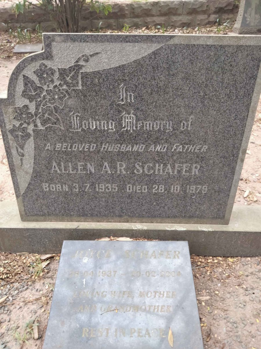 SCHAFER Allen A.R. 1935-1979