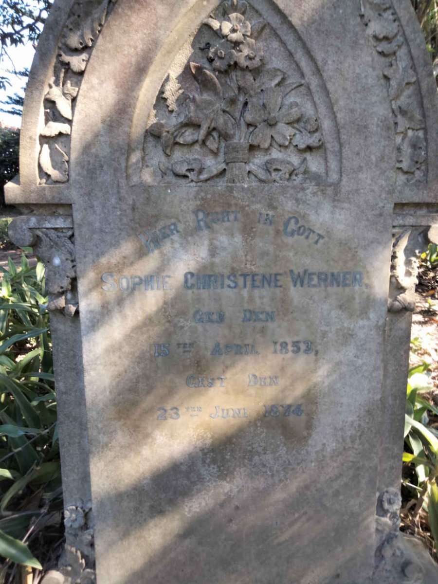 WERNER Sophie Christene 1853-1874