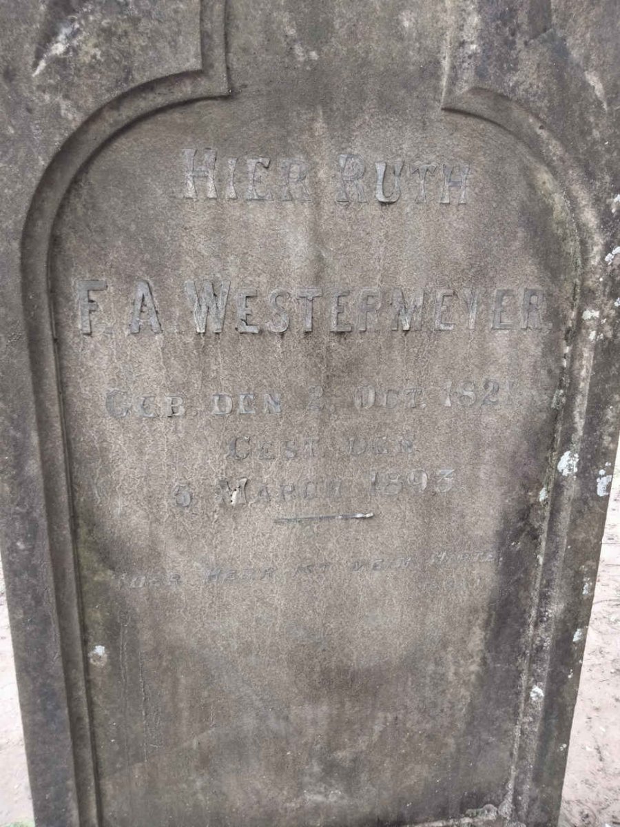 WESTERMEYER F.A. 1821-1893