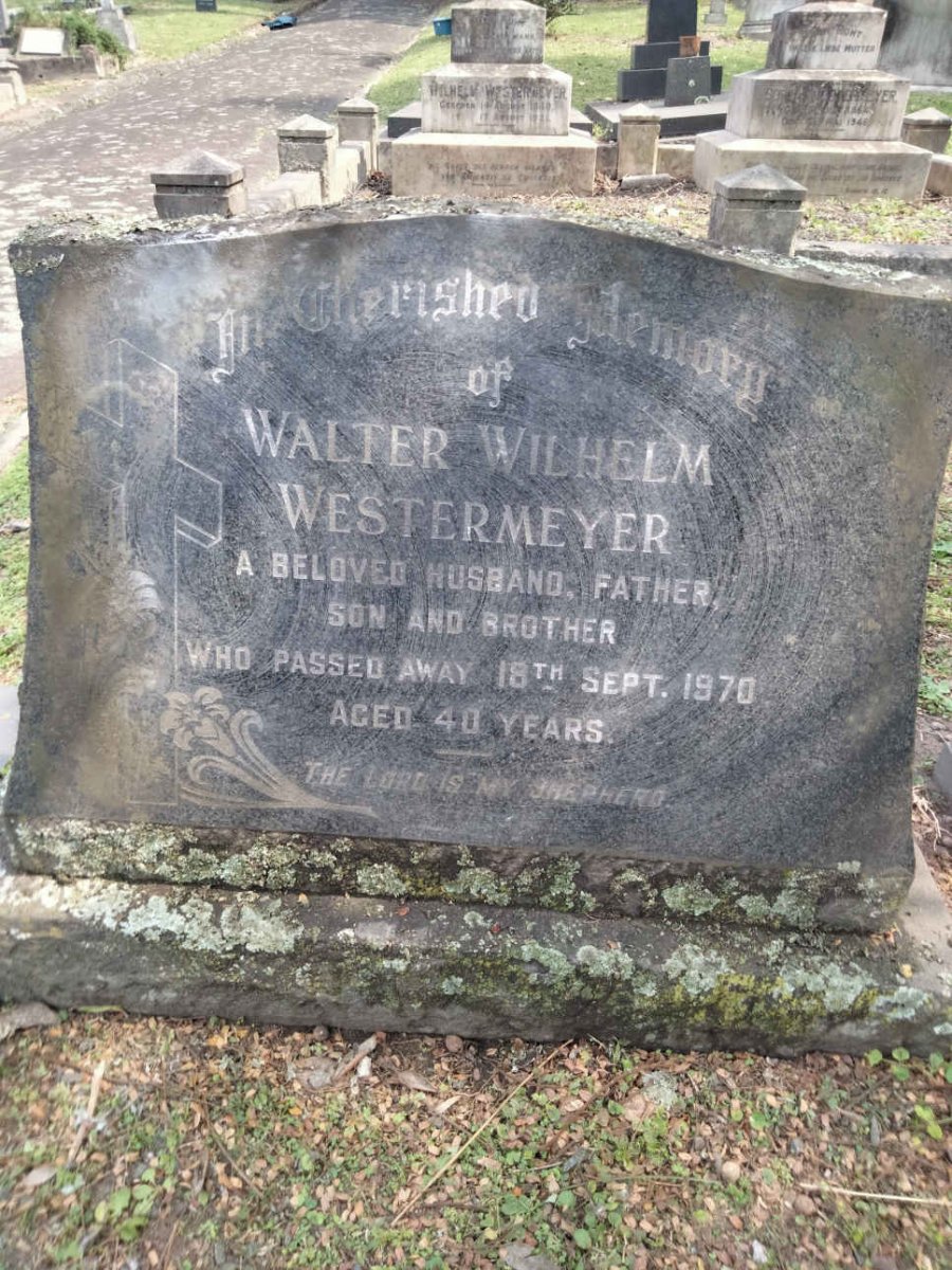 WESTERMEYER Walter Wilhelm -1970