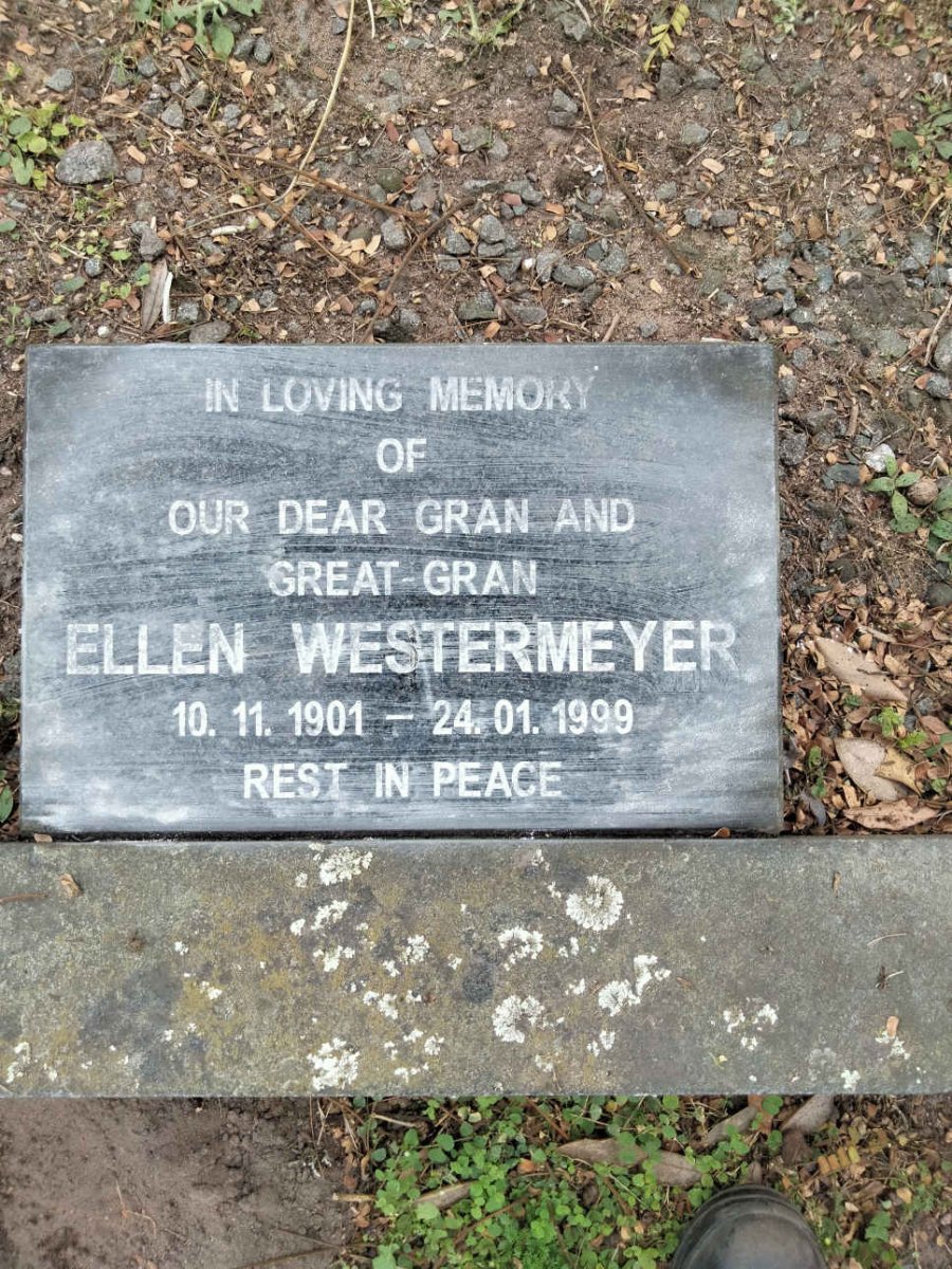 WESTERMEYER Ellen 1901-1999