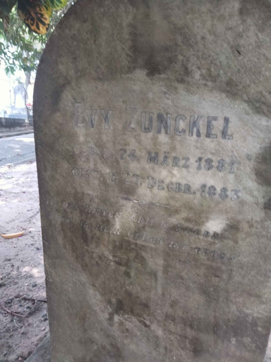 ZUNCKEL Evy 1881-1883