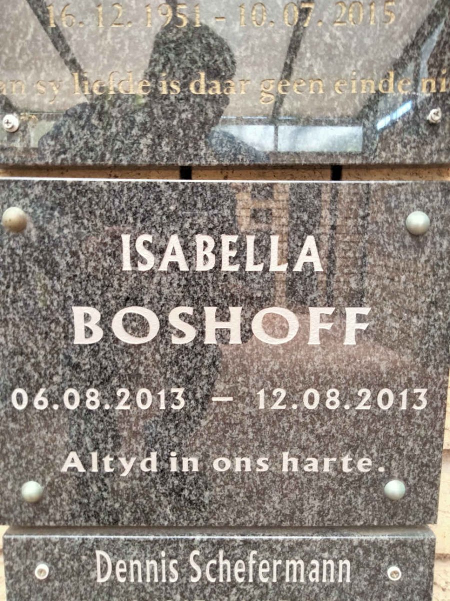 BOSHOFF Isabella 2013-2013