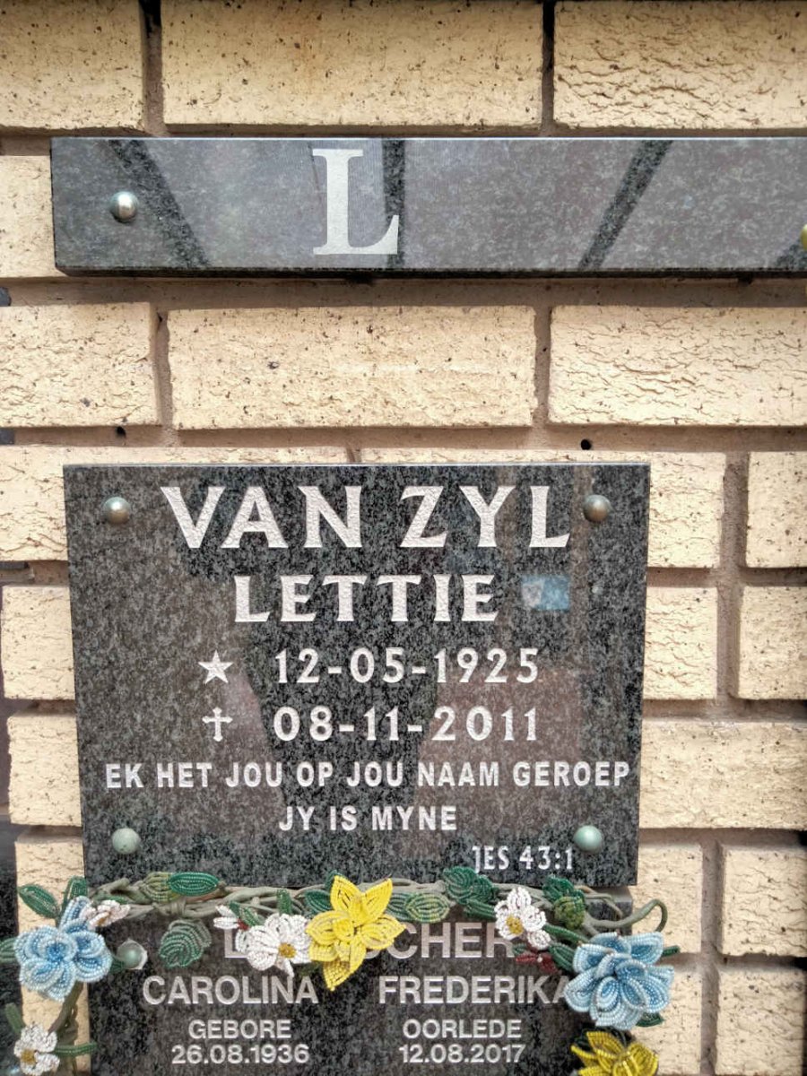 ZYL Lettie, van 1925-2011 
