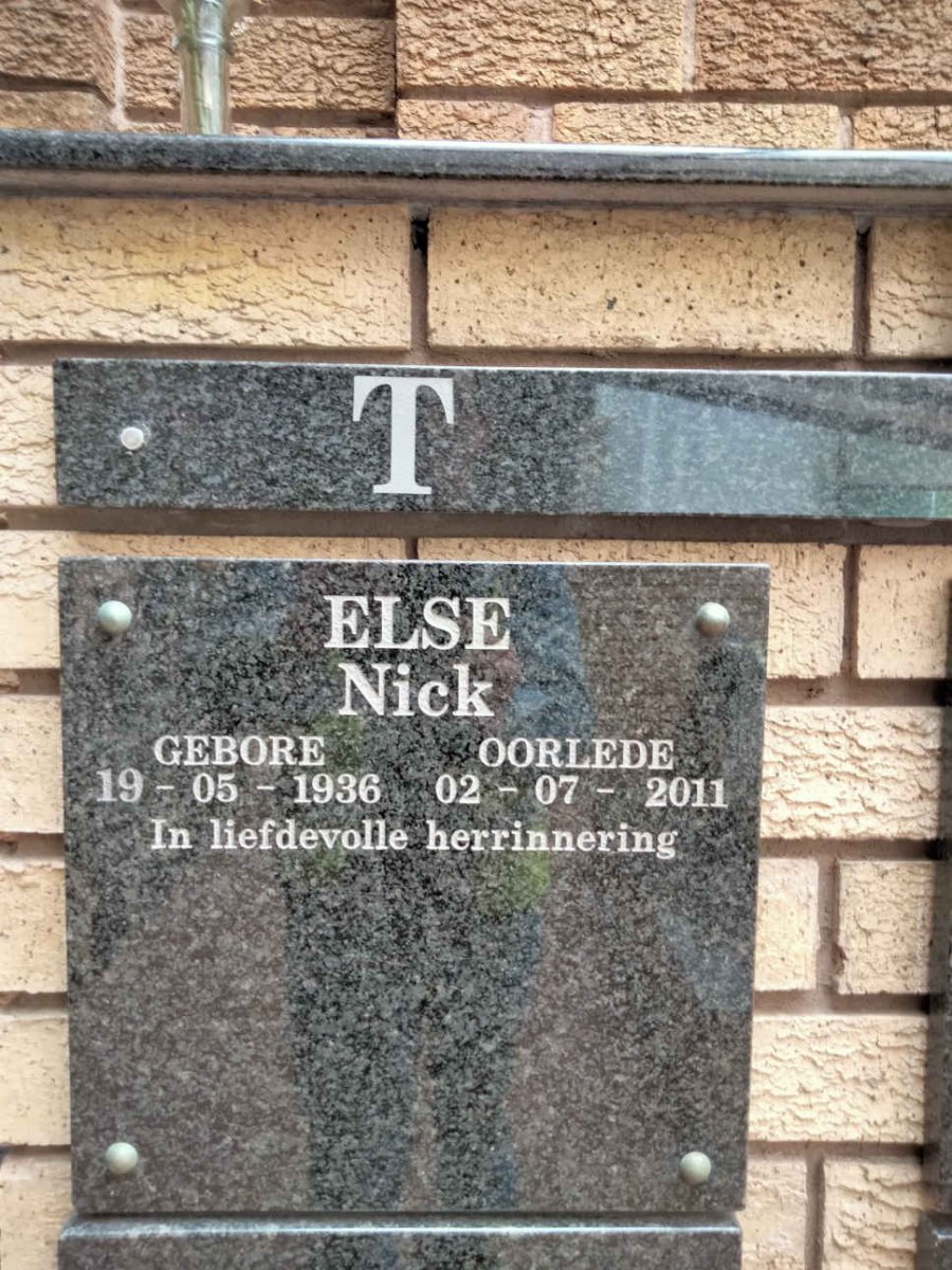 ELSE Nick 1936-2011