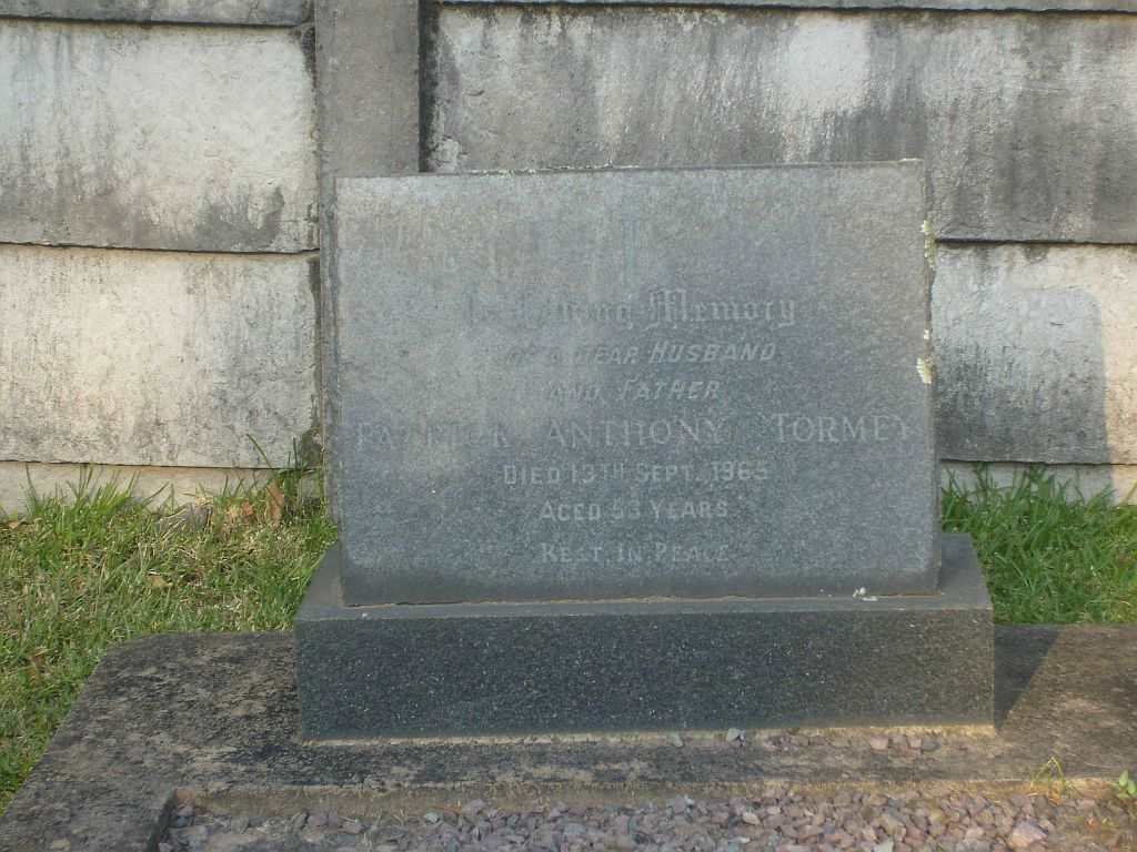 TORMEY Patrick Anthony 1912-1965