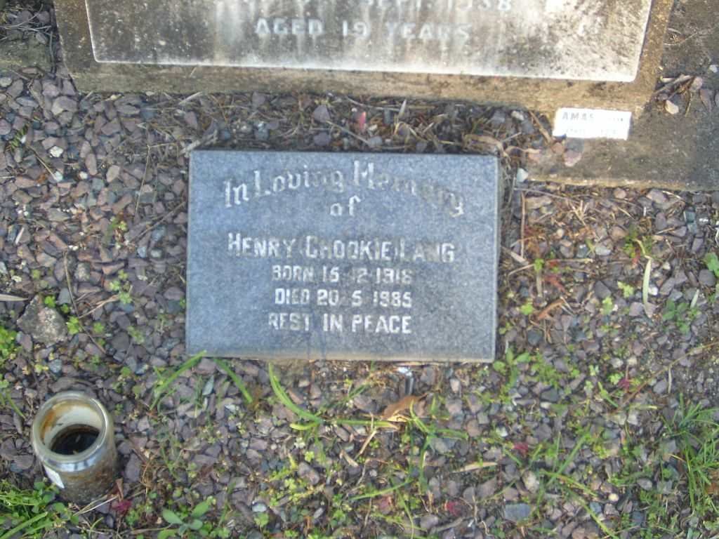 LANG Henry 1916-1985