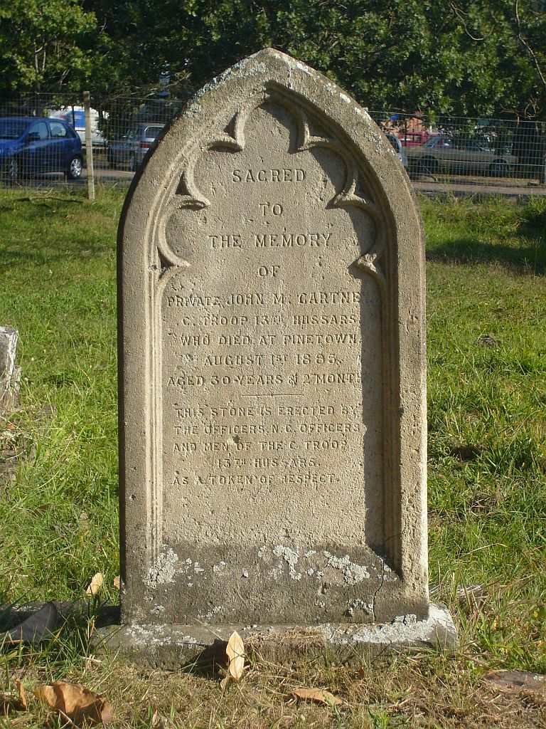CARTNEY John M. 1855-1885