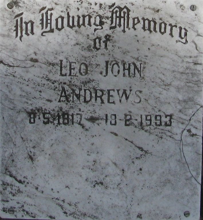 ANDREWS Leo John 1917-1993