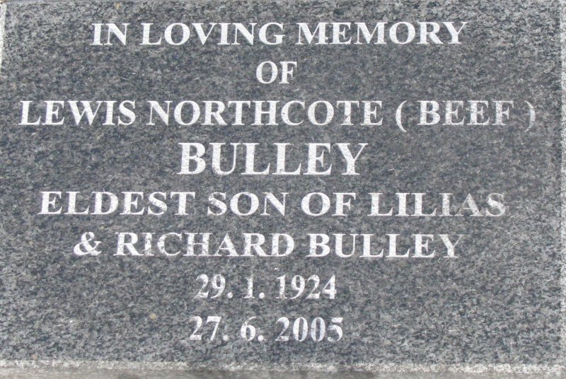 BULLEY Lewis Northcote 1924-2005