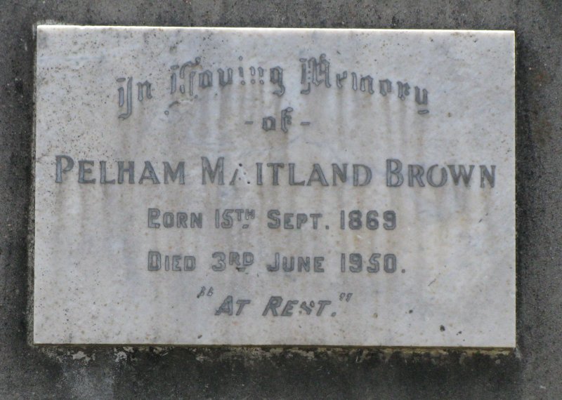 BROWN Pelham Maitland 1869-1950