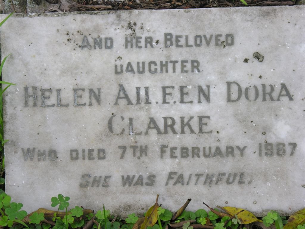 CLARKE Helen Aileen Dora -1967