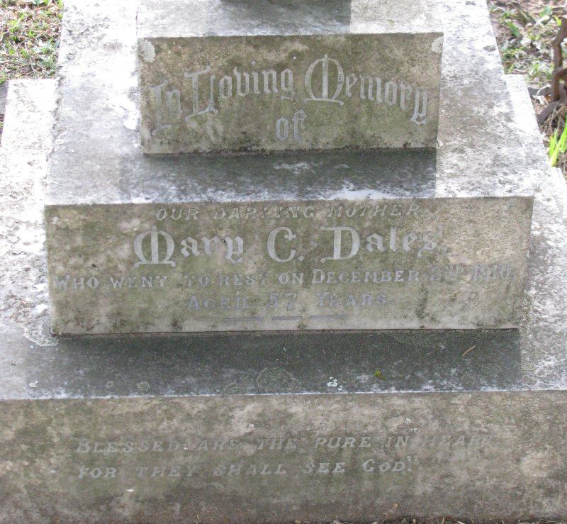 DALES Mary C. 1853-1910