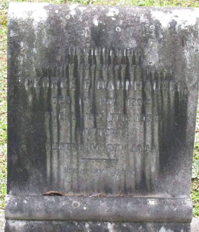 DANNHAUSER George 1904-1931