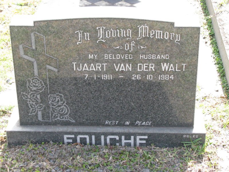 FOUCHE Tjaart van der Walt 1911-1984