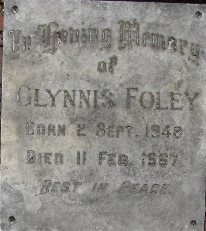 FOLEY Glynnis 1948-1967