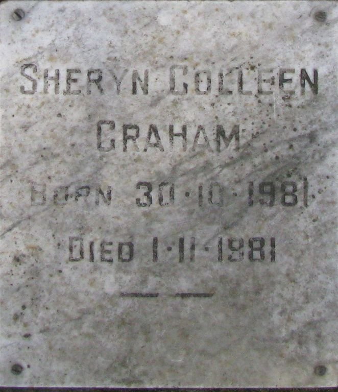 GRAHAM Sheryn Colleen 1981-1981